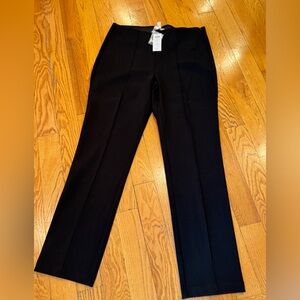 Chico's The Lindy Black Dress Pants - Tailored Crease Size Large Tall NWT